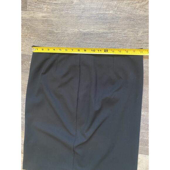 Chicos Womens Size US 10 Black Pencil Skirt A-Line Minimalist Career Office Work - Picture 9 of 10